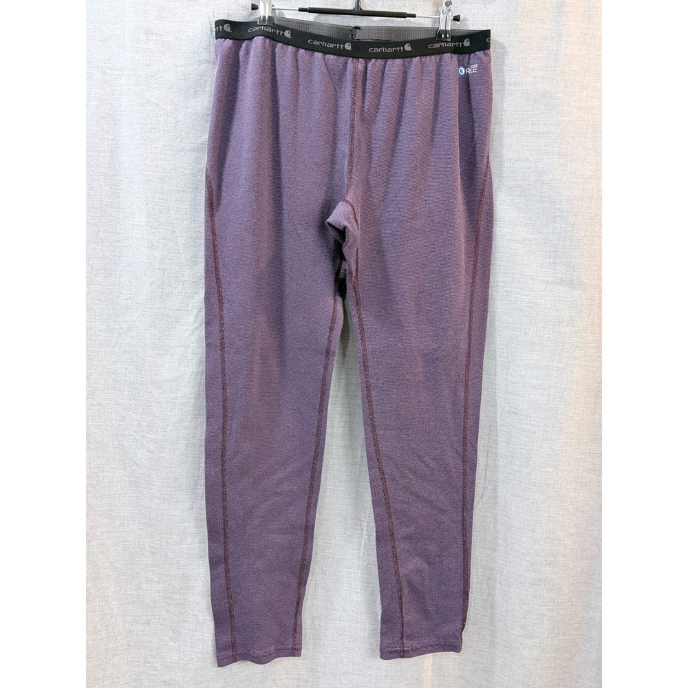 Carhartt‎ Force Baselayer Leggings Purple Thermal Pants L Regular